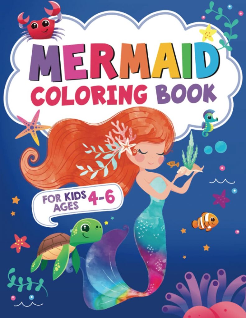 mermaid coloring books