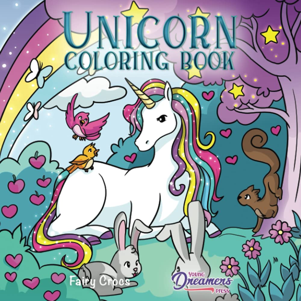 Mythical Creatures Coloring Book for Adults – Young Dreamers Press